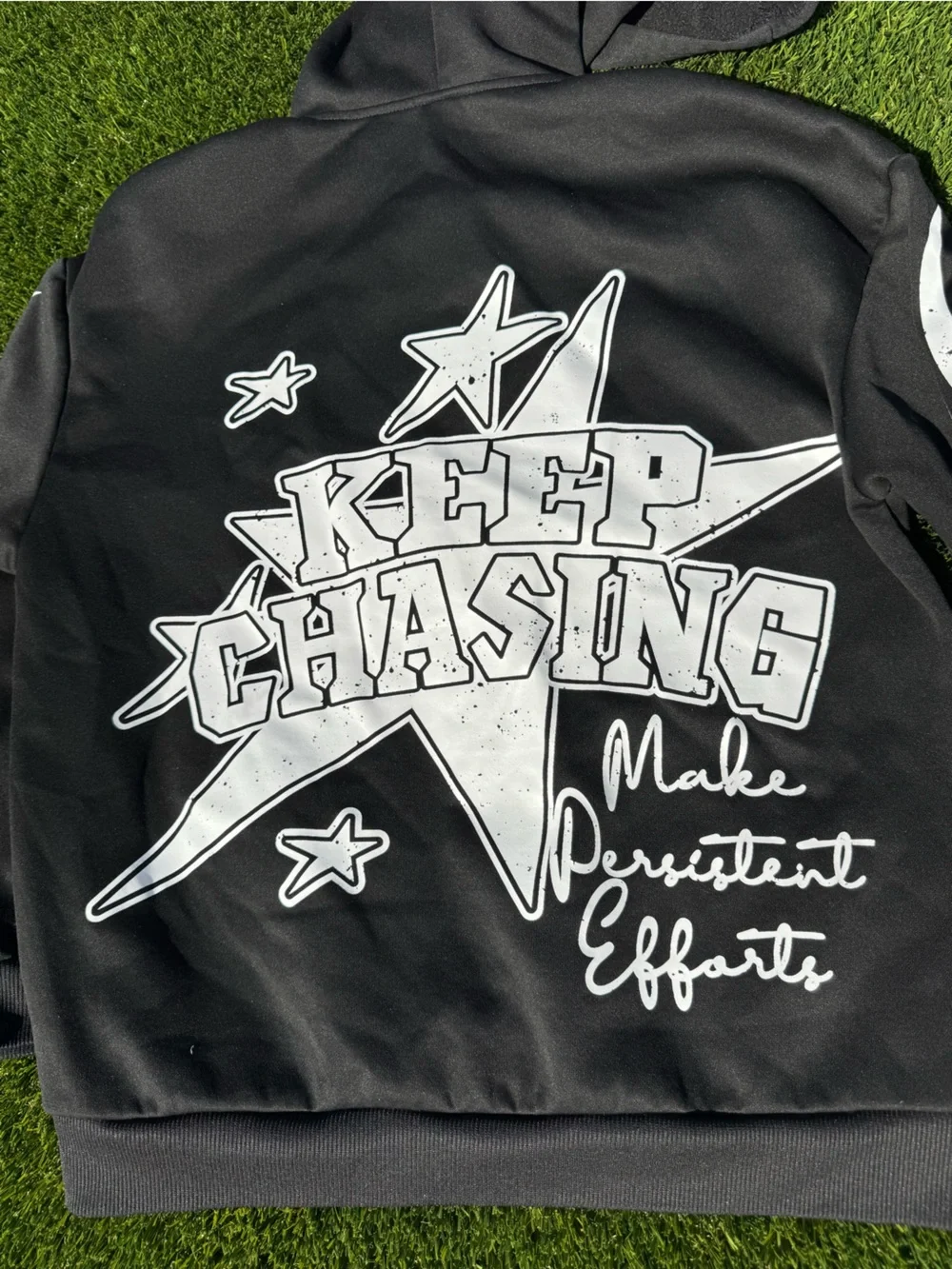 Black Kids Zip-Up Hoodie